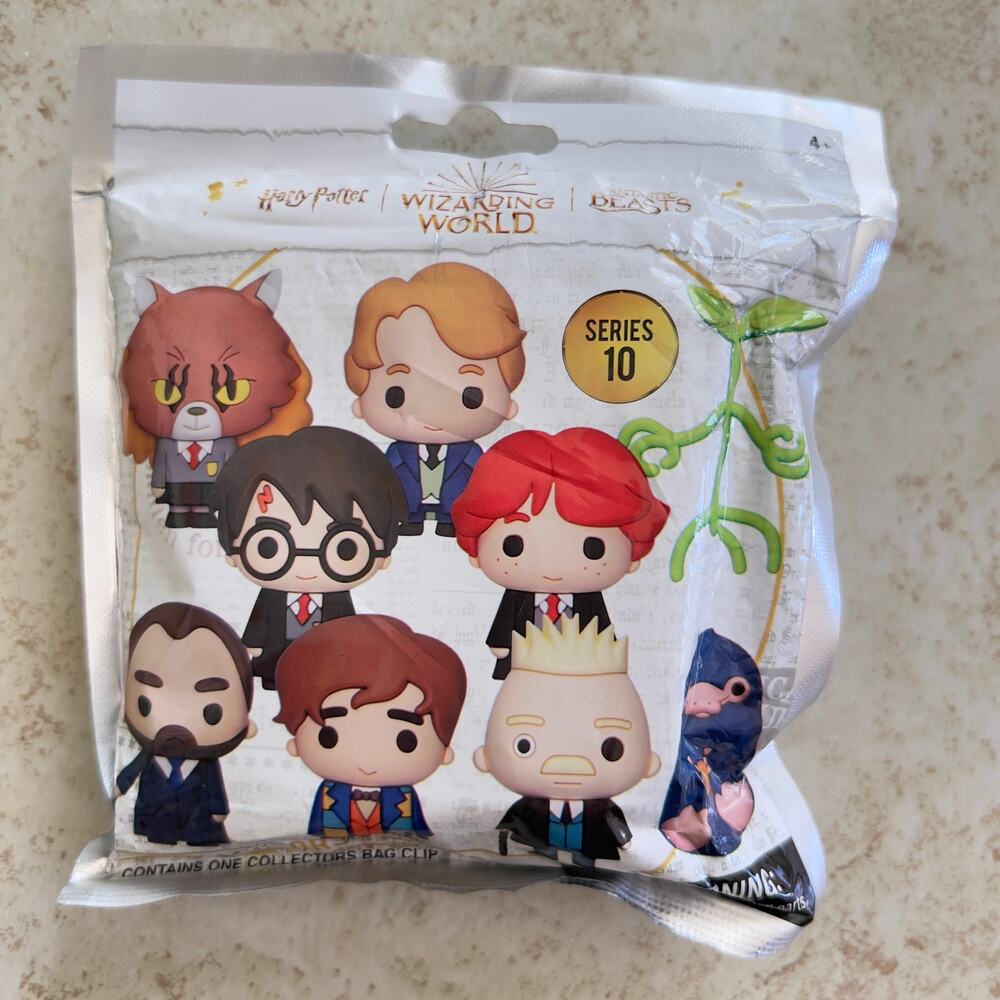 Harry Potter Series 10 Collectors Bag Clip Mystery Blind Bag Surprise - NEW!
